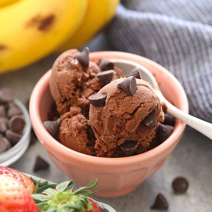 Minute Healthy Chocolate Nice Cream: Dairy-Free & Vegan